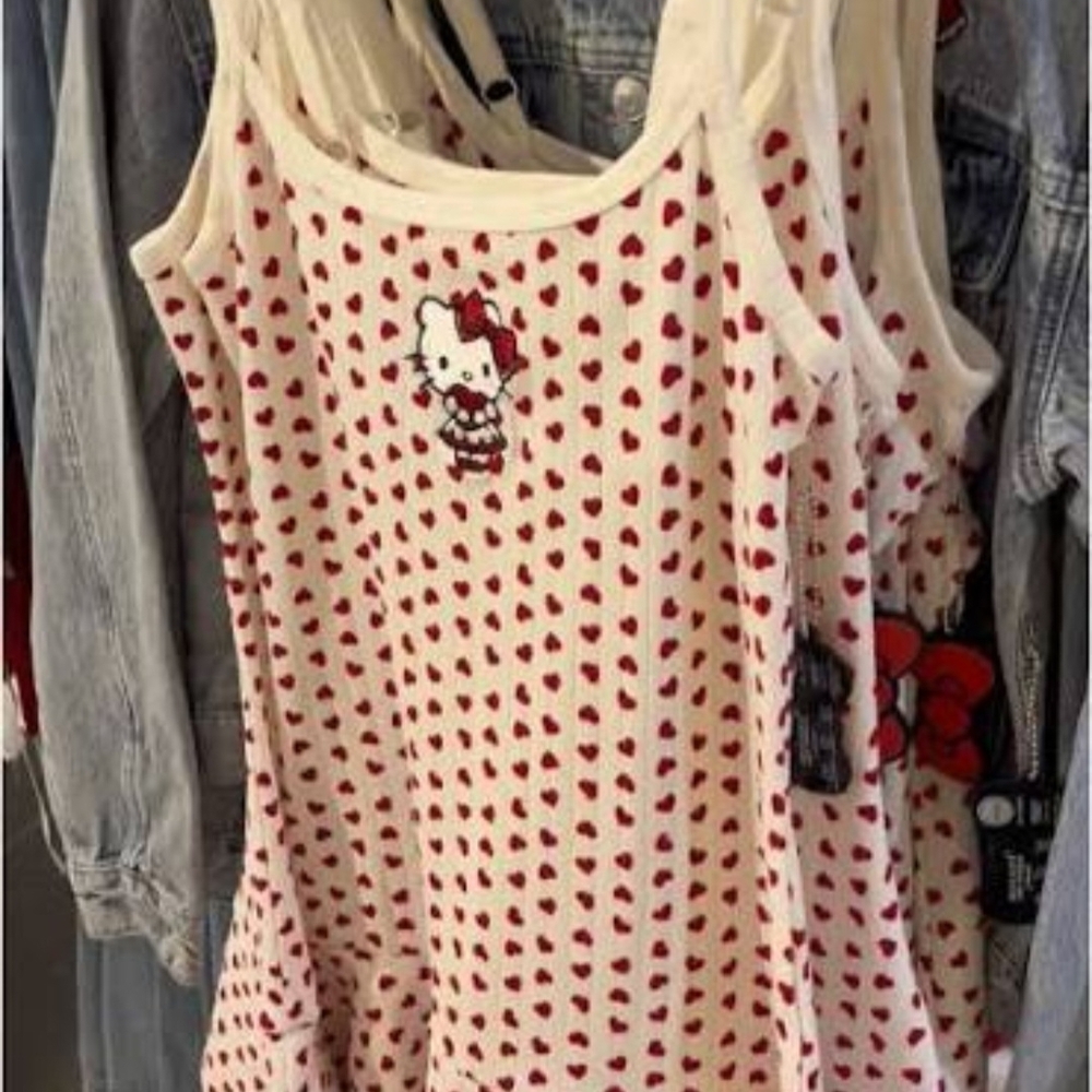 Forever 21 Valentines Hello Kitty Dress